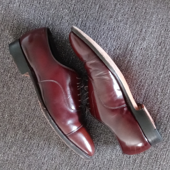 🖤RARE/VTG Johnston & Murphy🖤 - "Crown Aristocraft" Georgetown II Cap To - Picture 5 of 16